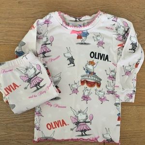 NEW Books To Bed Olivia pajamas size 2T